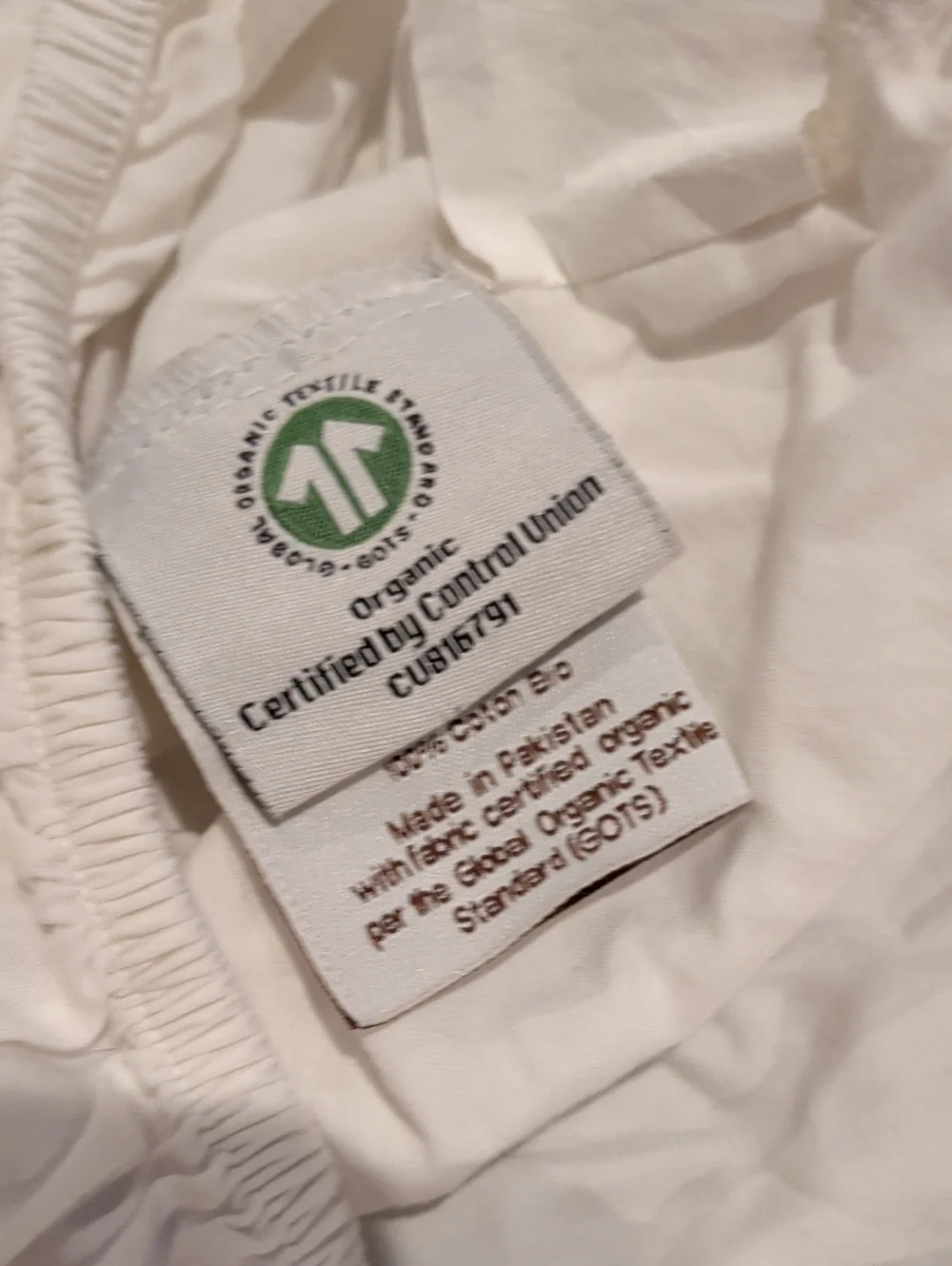 Naturpedic White Crib Sheet - Organic Cotton